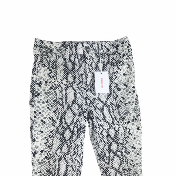 Good American Good Legs Snake Print Jeans 8/29 Animal Pants, Skinny, Hig… - Picture 3 of 12